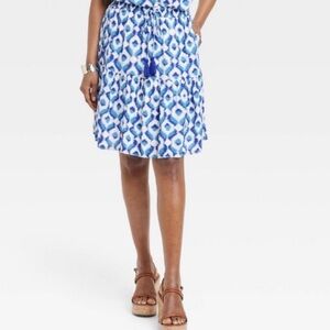 Knox Rose - Women's Mini Tiered A-Line Skirt Size 2X